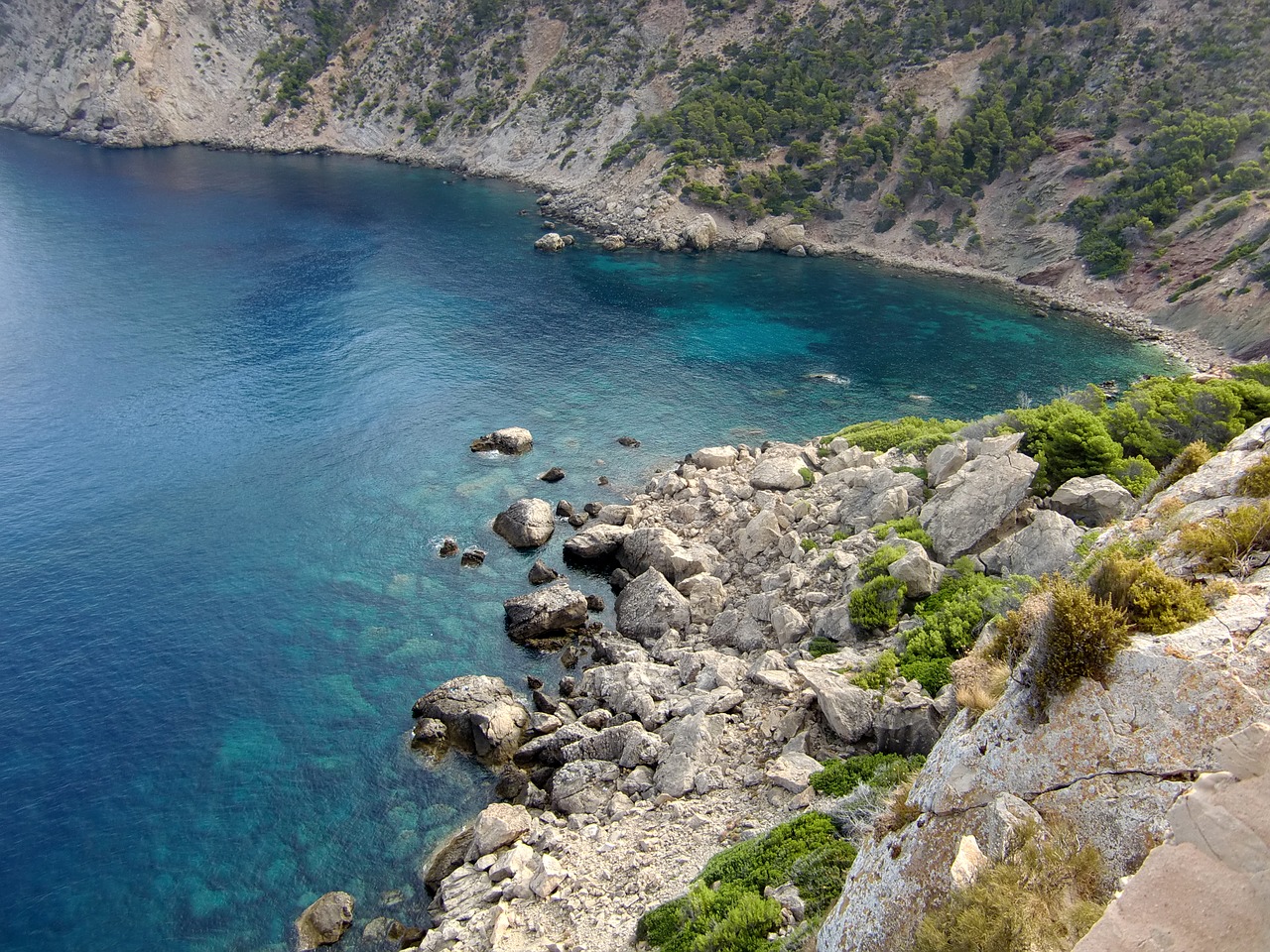Image - water sea rock stone structure