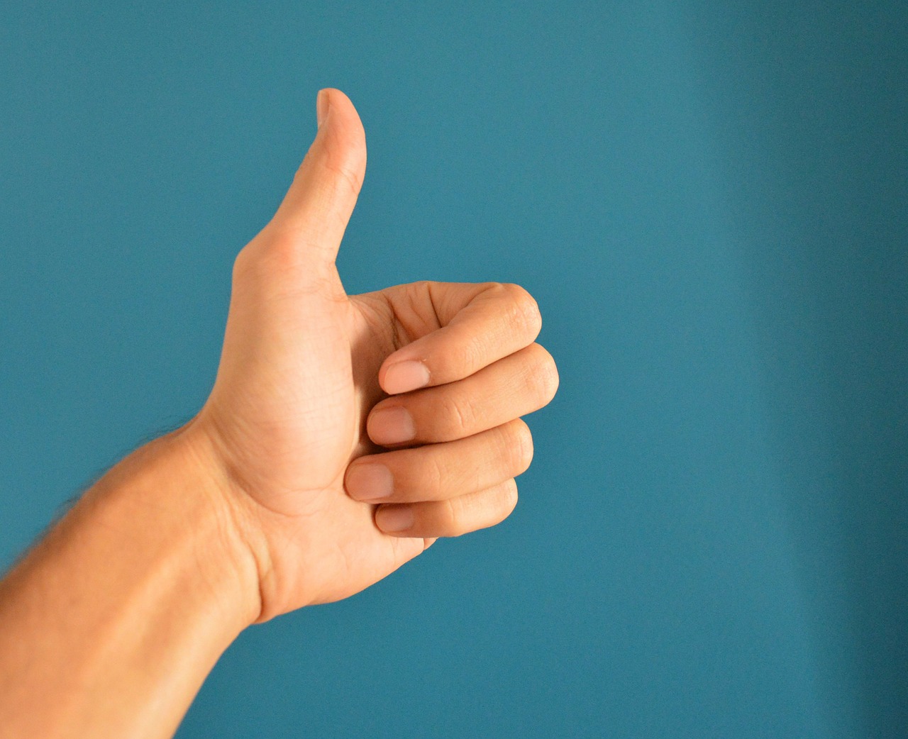 Image - hand thumb up sign human finger