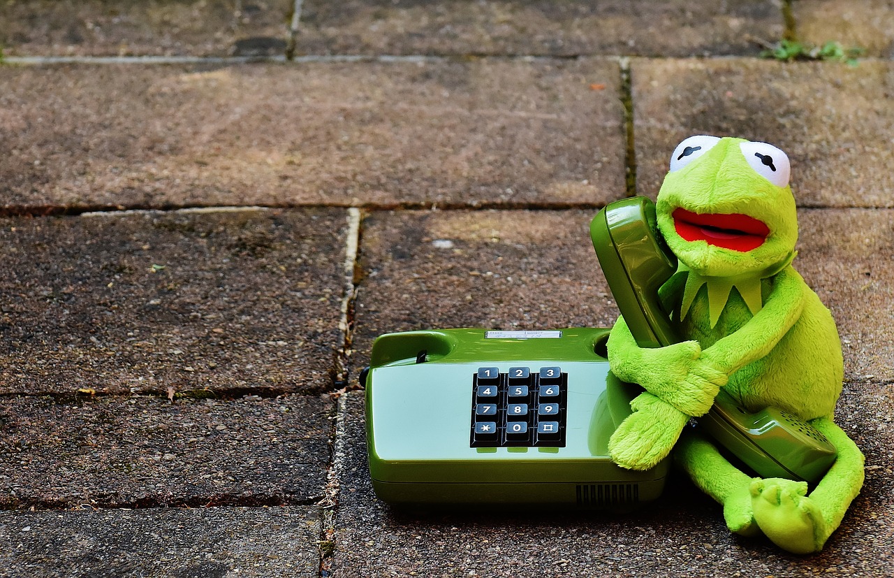 Image - kermit frog phone figure funny