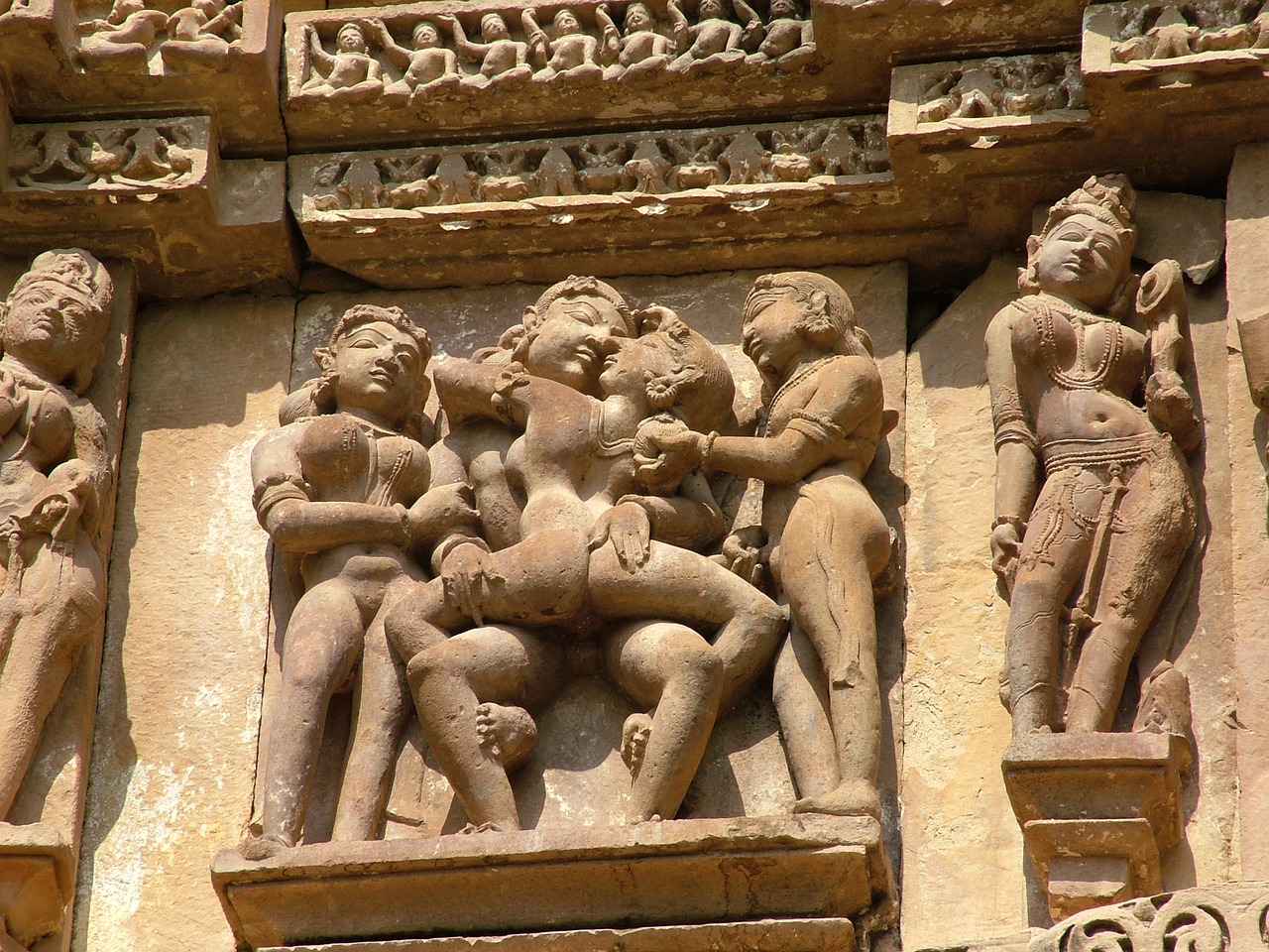 Image - khajuraho kamasutra india monument