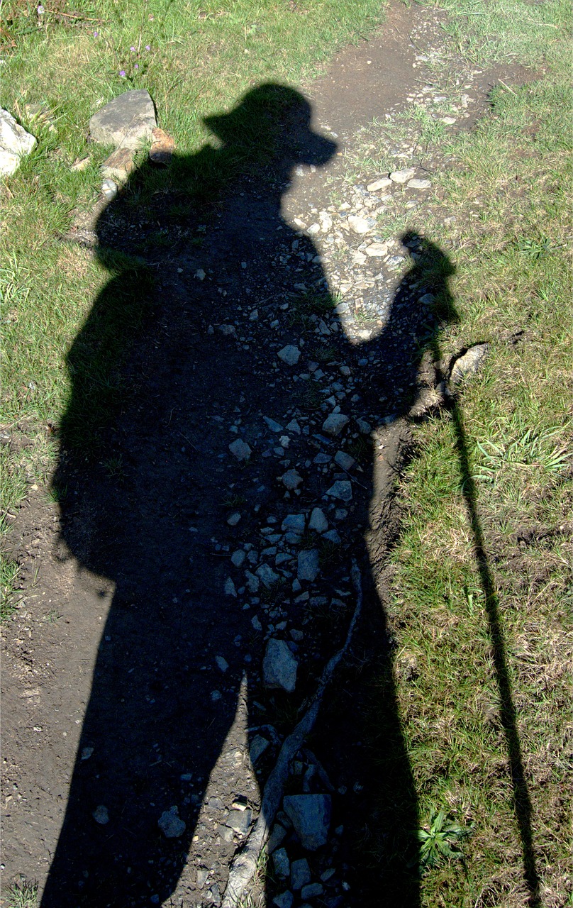 Image - shadow trek trekker walker