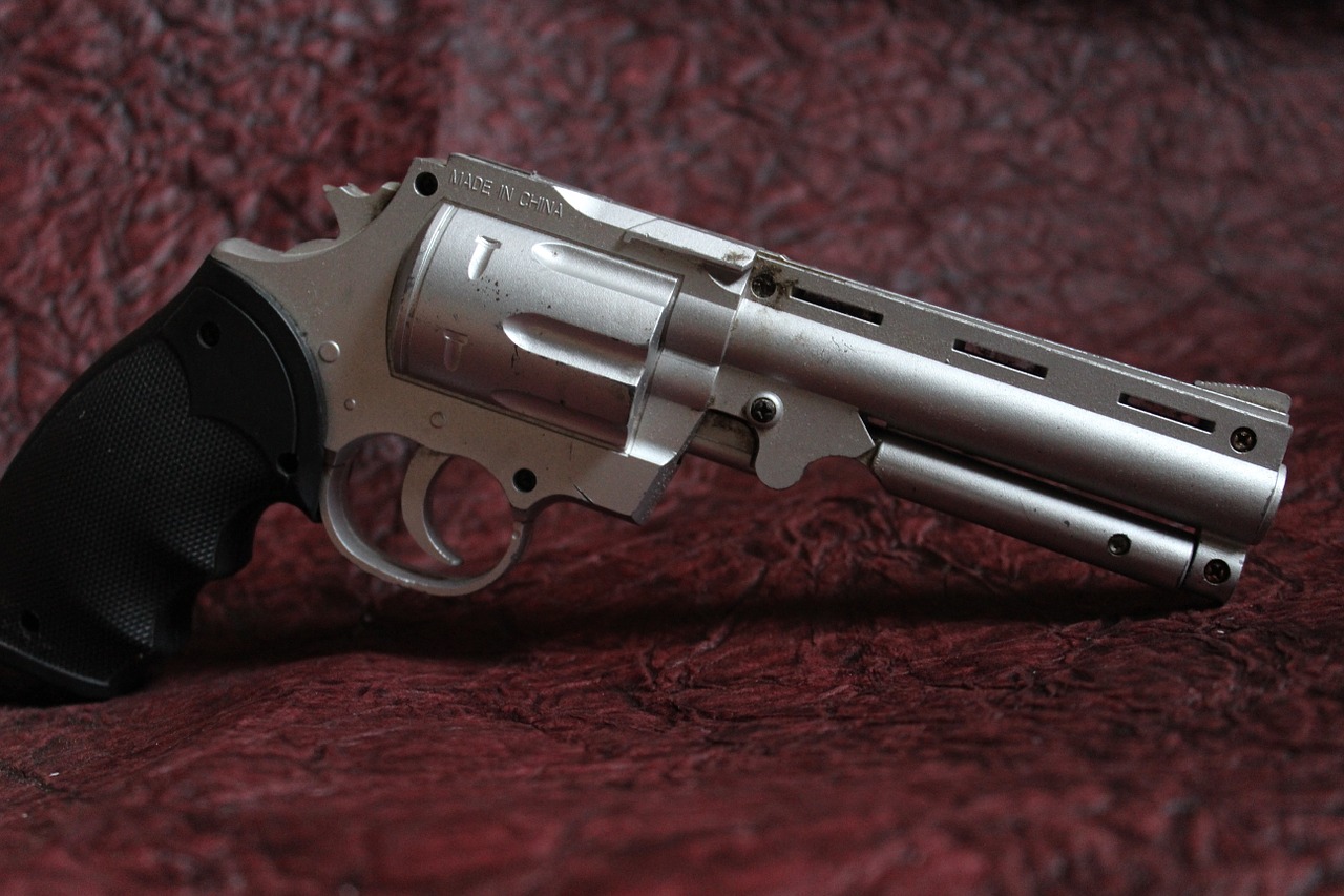 Image - gun pistol handgun revolver