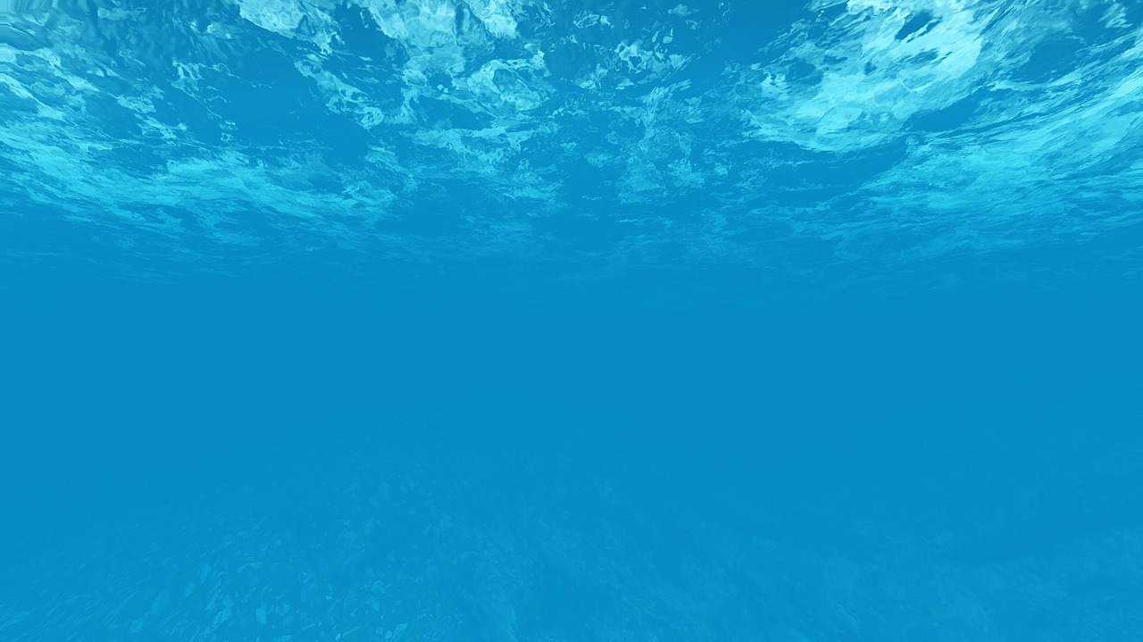 Image - sea water blue water under the sea