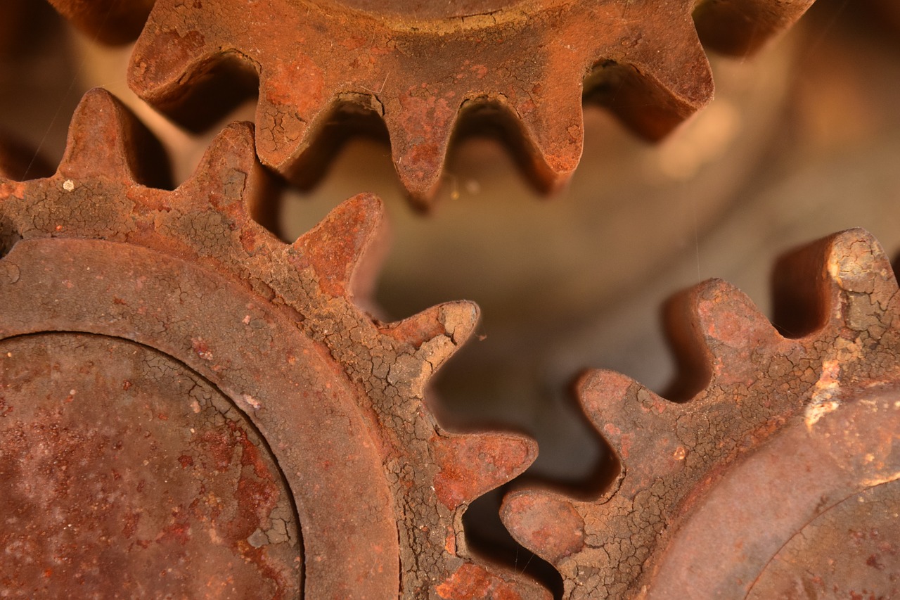 Image - gears metal stainless technology