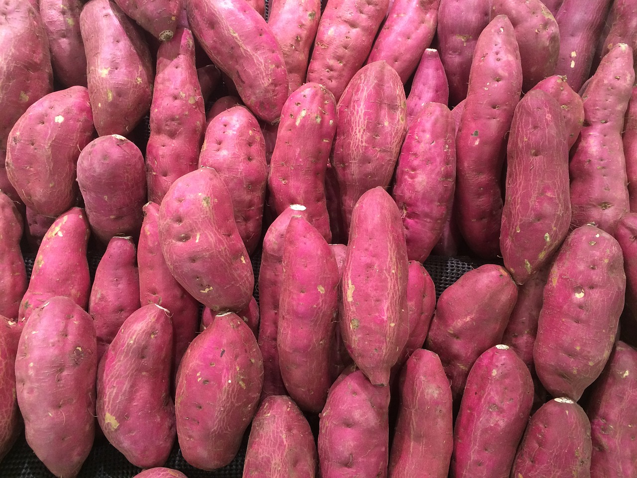 Image - sweet potato red purple pile up