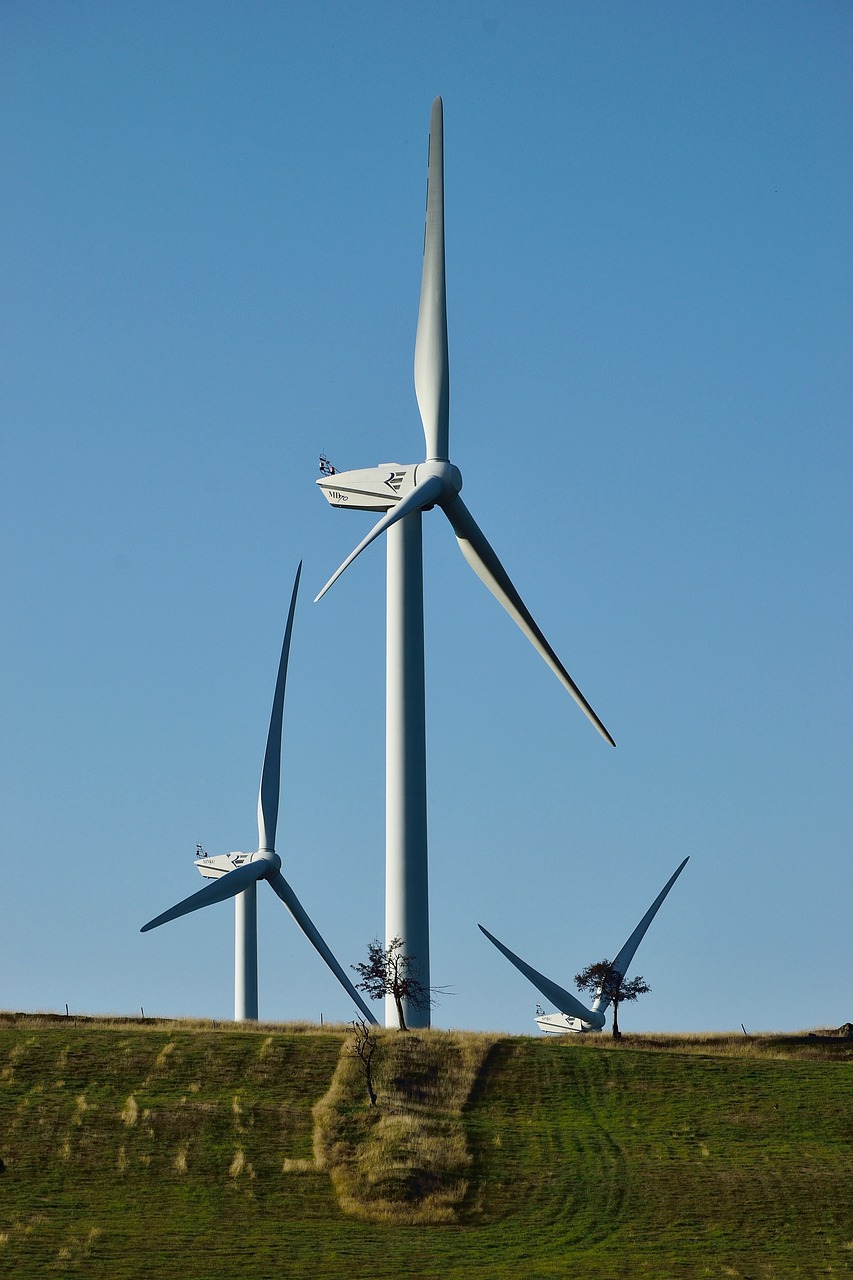 Image - wind energy wind power plant blue