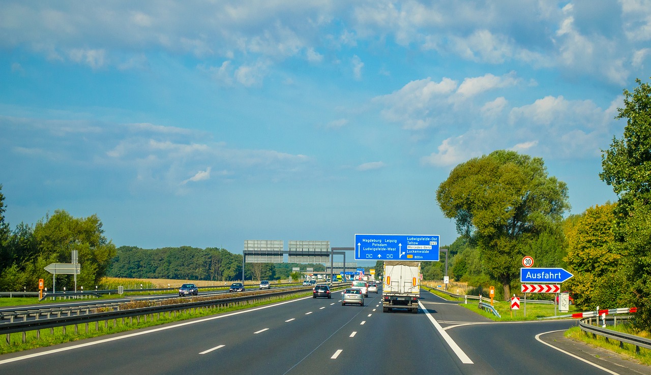 Image - road track motorway europe poland