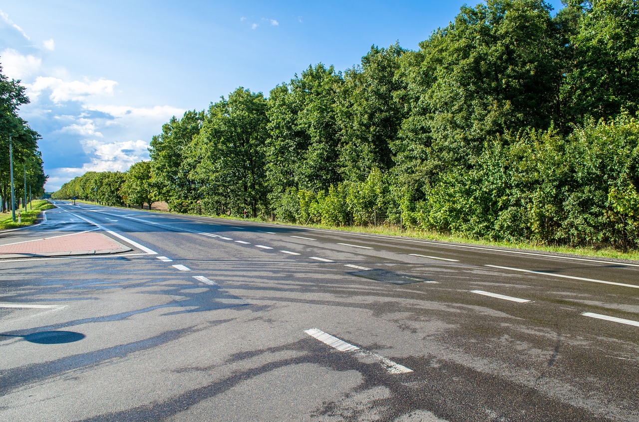 Image - road track motorway europe poland