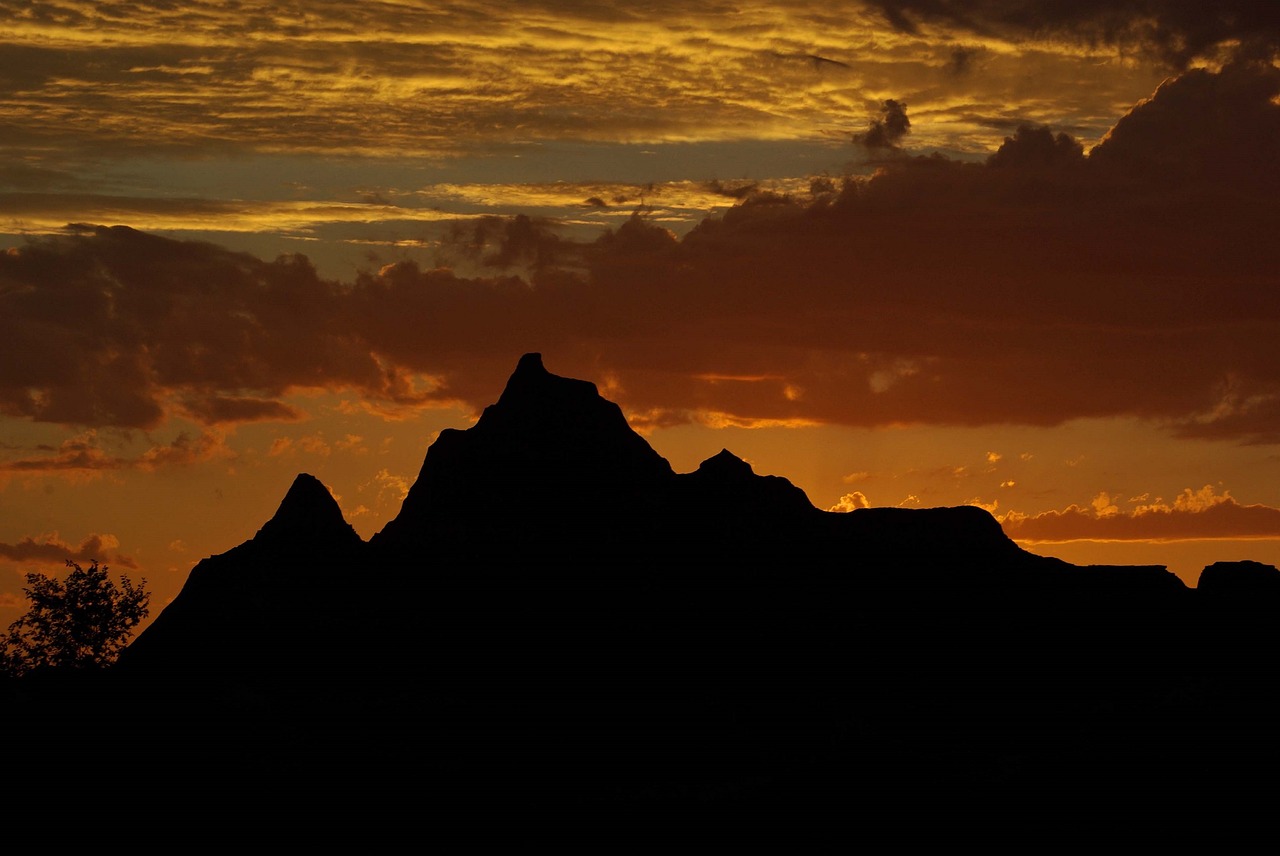 Image - landscape sunset wilderness dusk