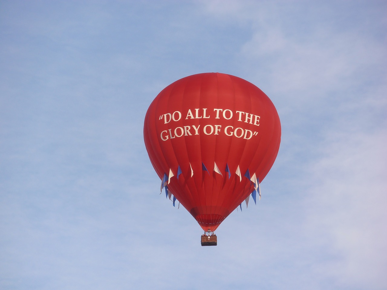 Image - hot air balloon glory of god