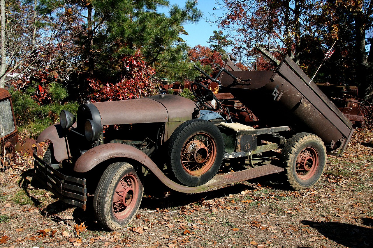 Image - old car car vehicle antique rust