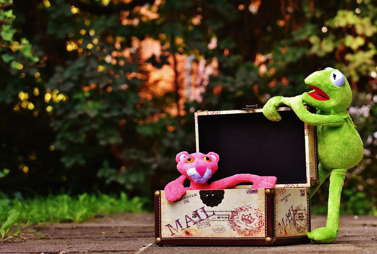 Image - plush toys kermit the pink panther