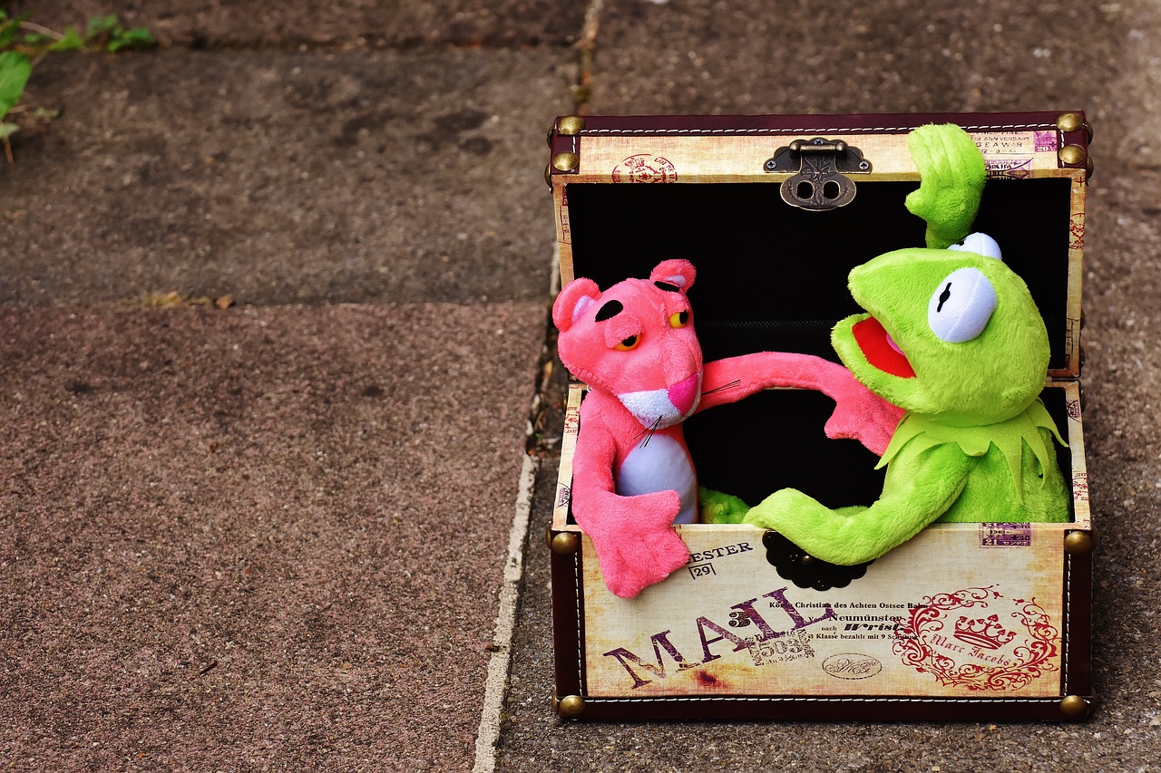 Image - plush toys kermit the pink panther