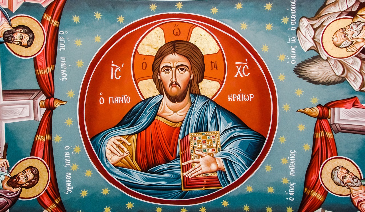 Image - pantocrator jesus christ evangelists