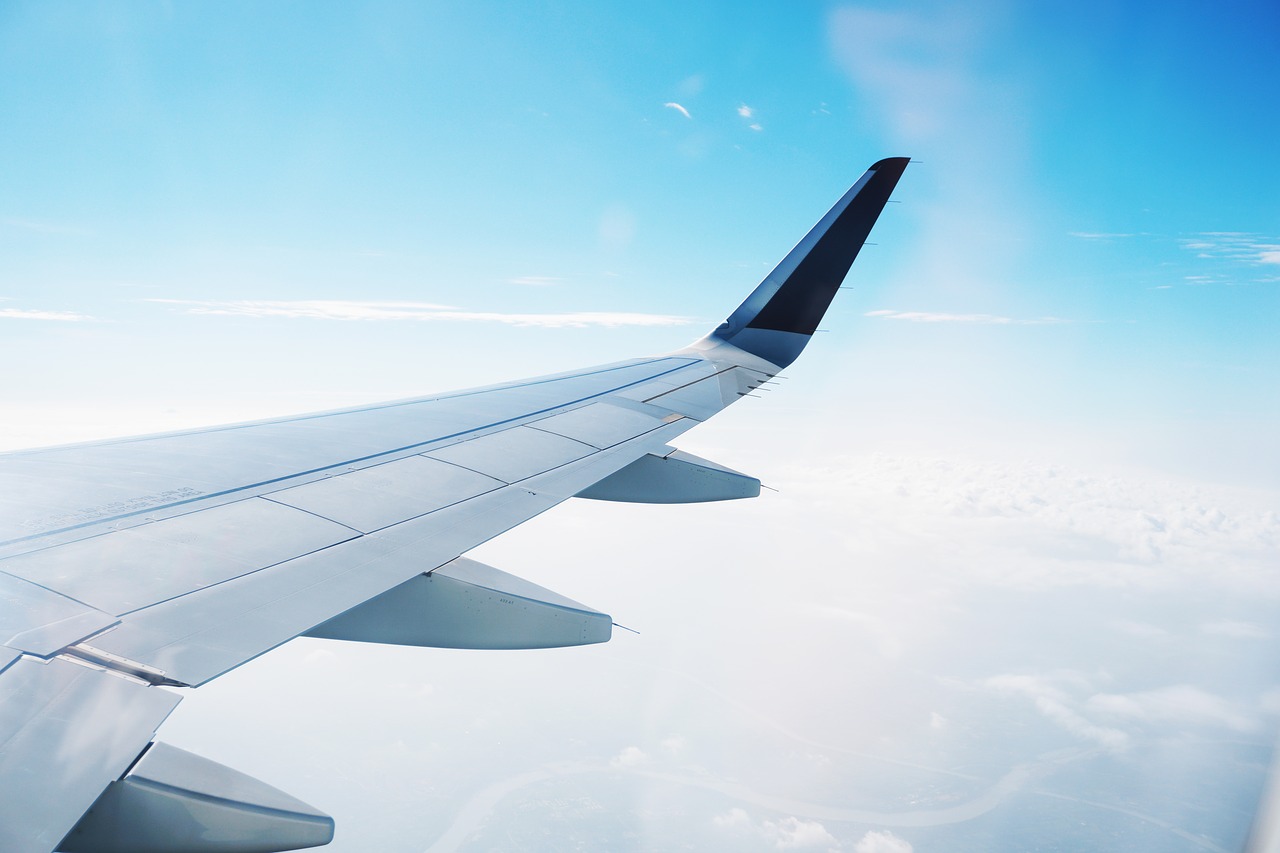 Image - airplane flight chandigarh clouds