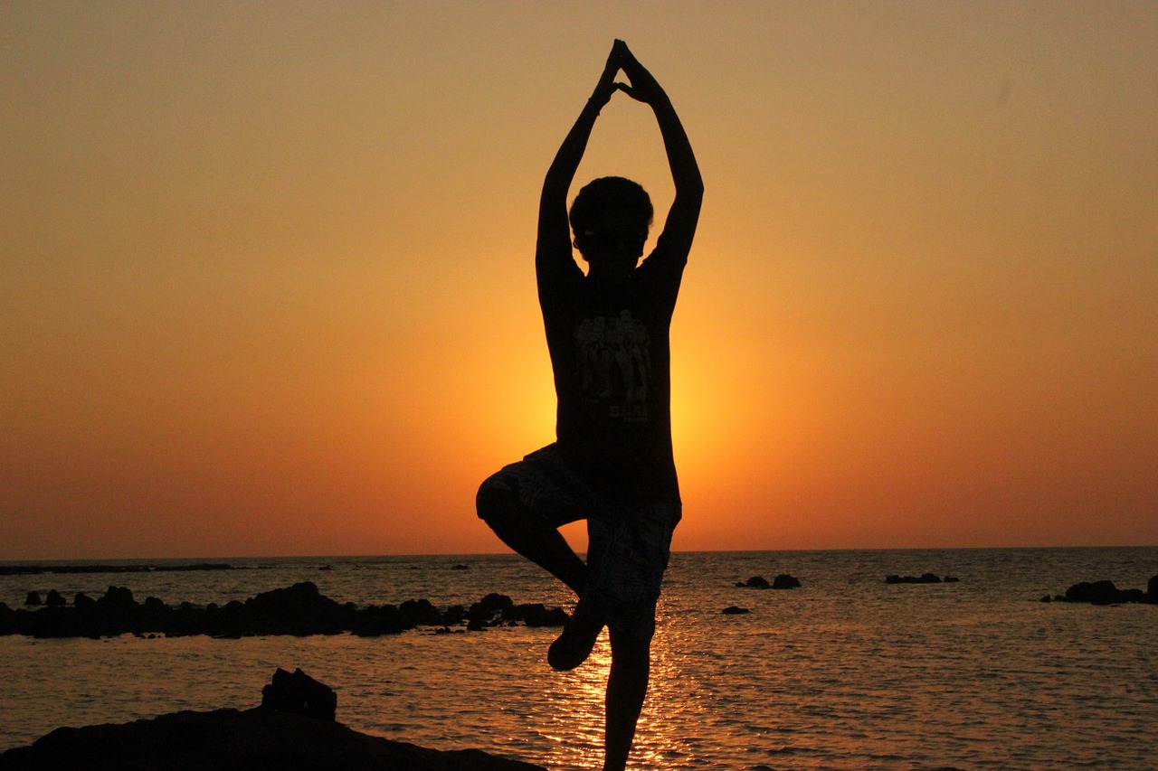 Image - yoga person balancing meditation