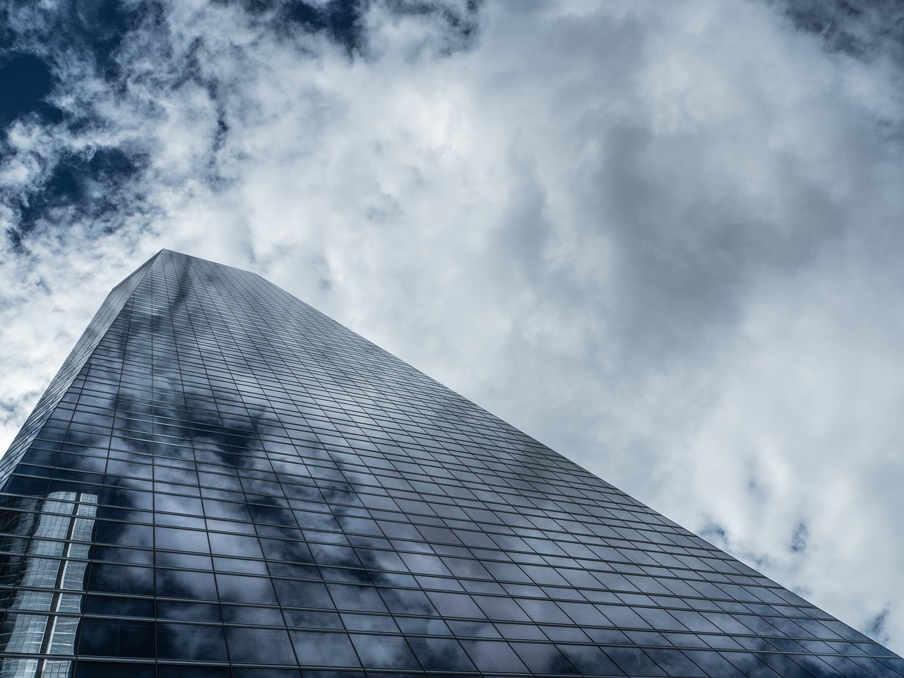 Image - torres madrid sky clouds buildings