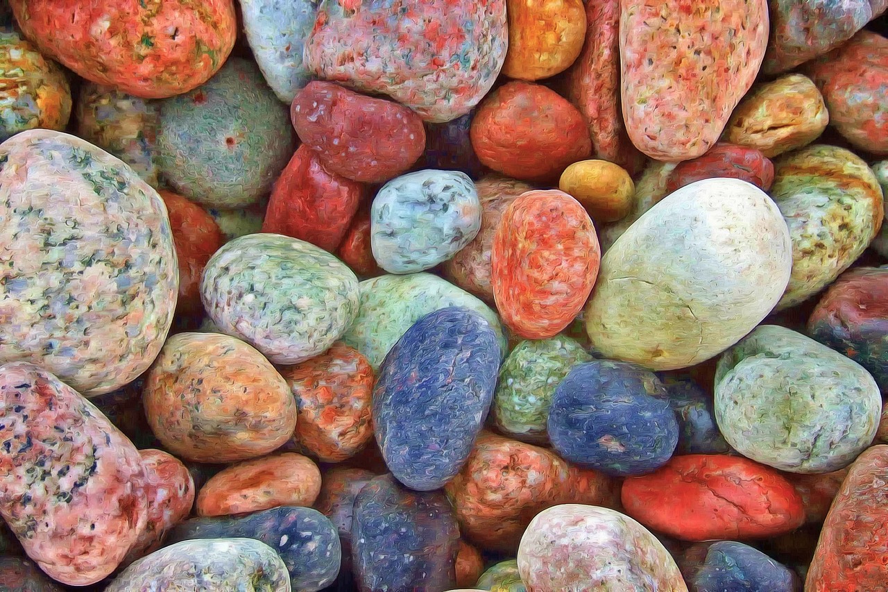 Image - stones rocks pebbles tranquil zen