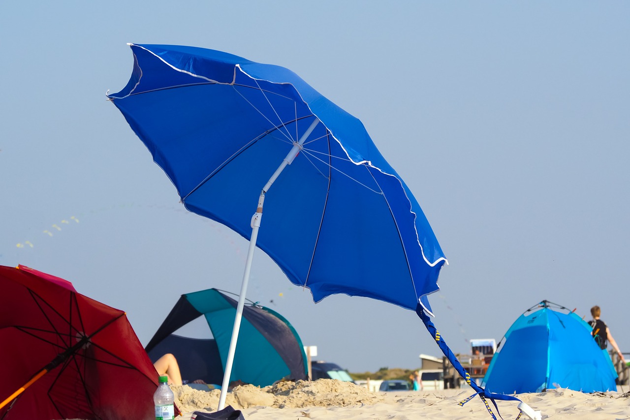 Image - beach parasol beach shelter