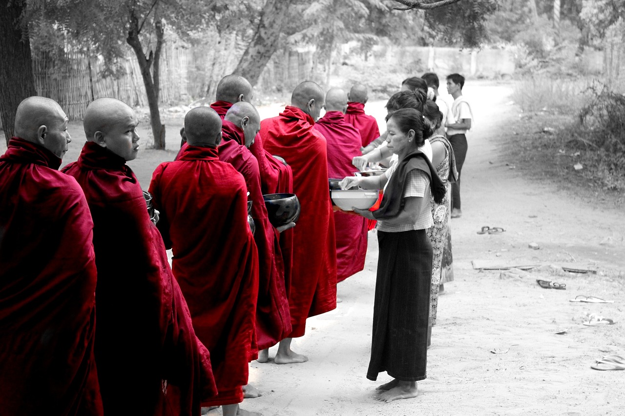 Image - burma myanmar monk temple buddhist