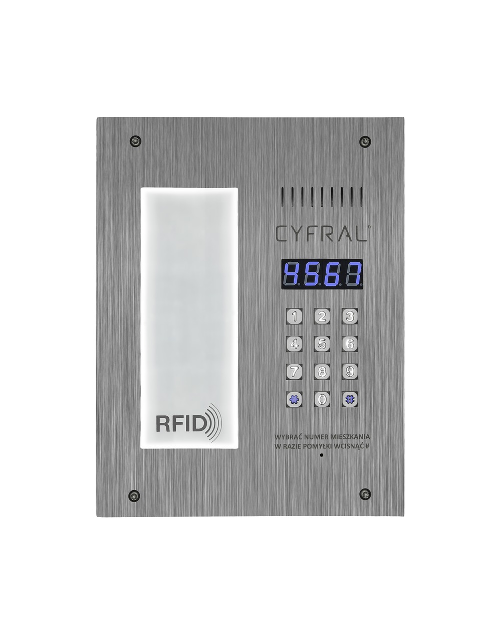 Image - intercom keyboard blue display