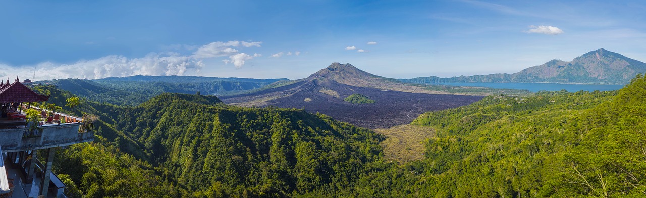 Image - bali nature mountain pond volcano