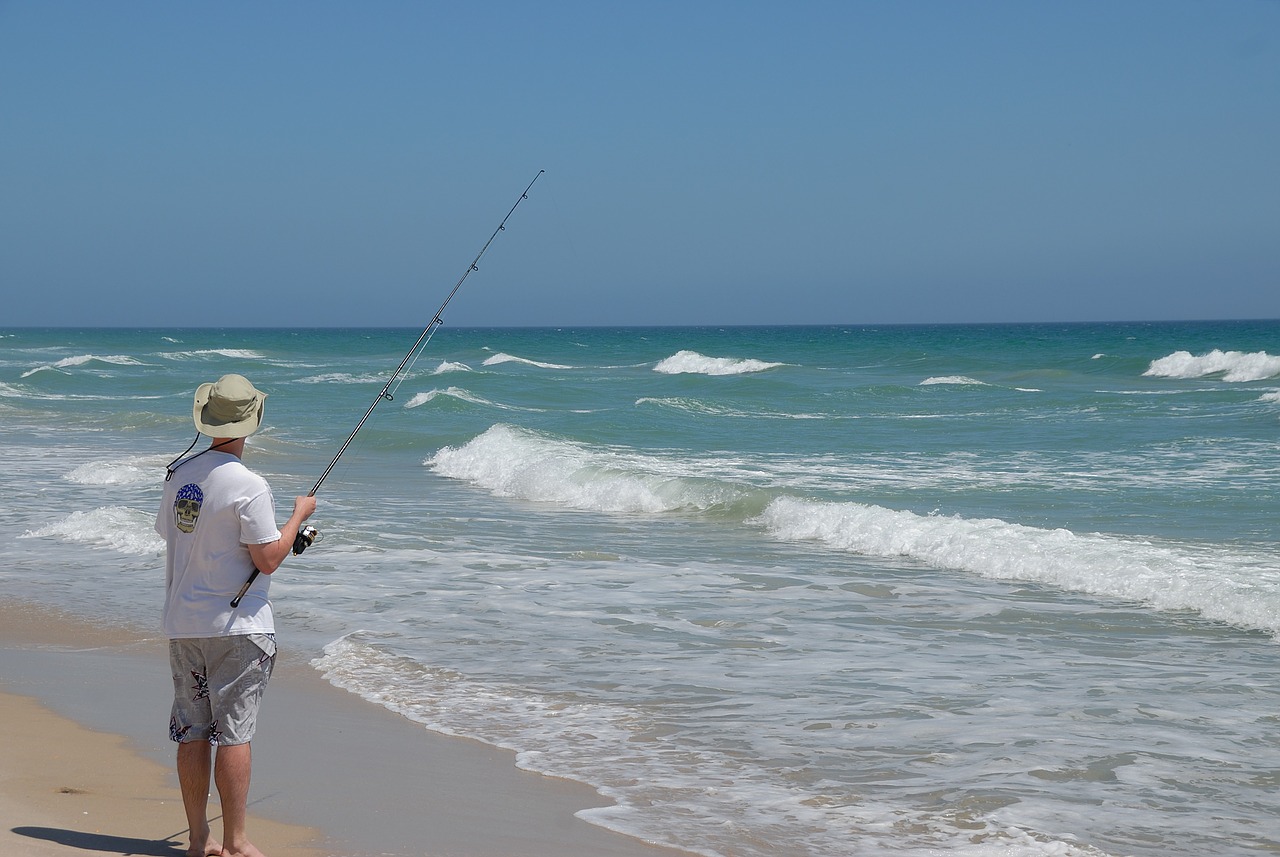 Image - surf fisherman surf fishing person