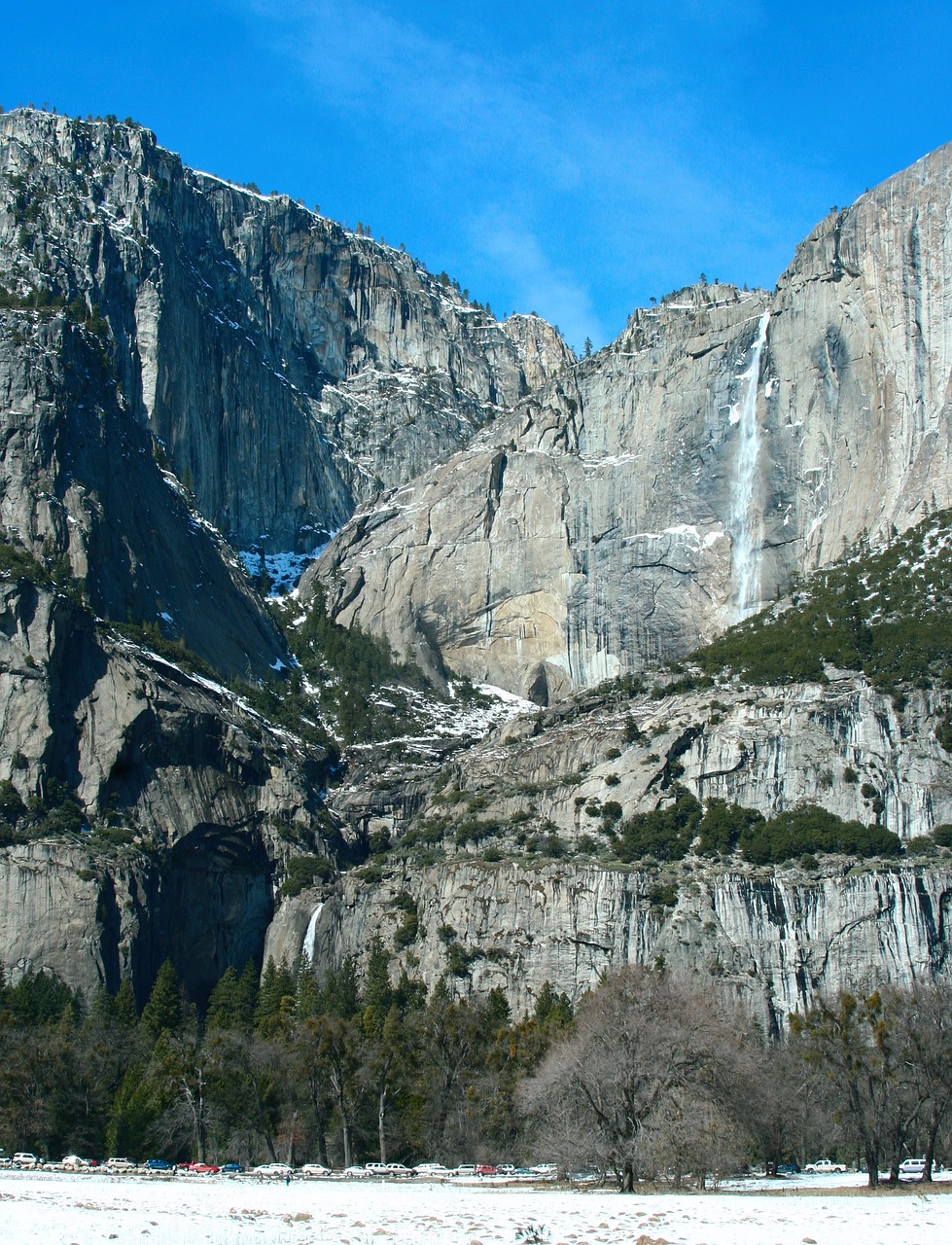 Image - yosemite waterfall snow snowmelt