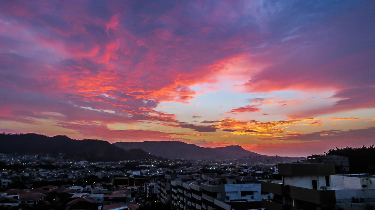 Image - sunset equator guayaquil