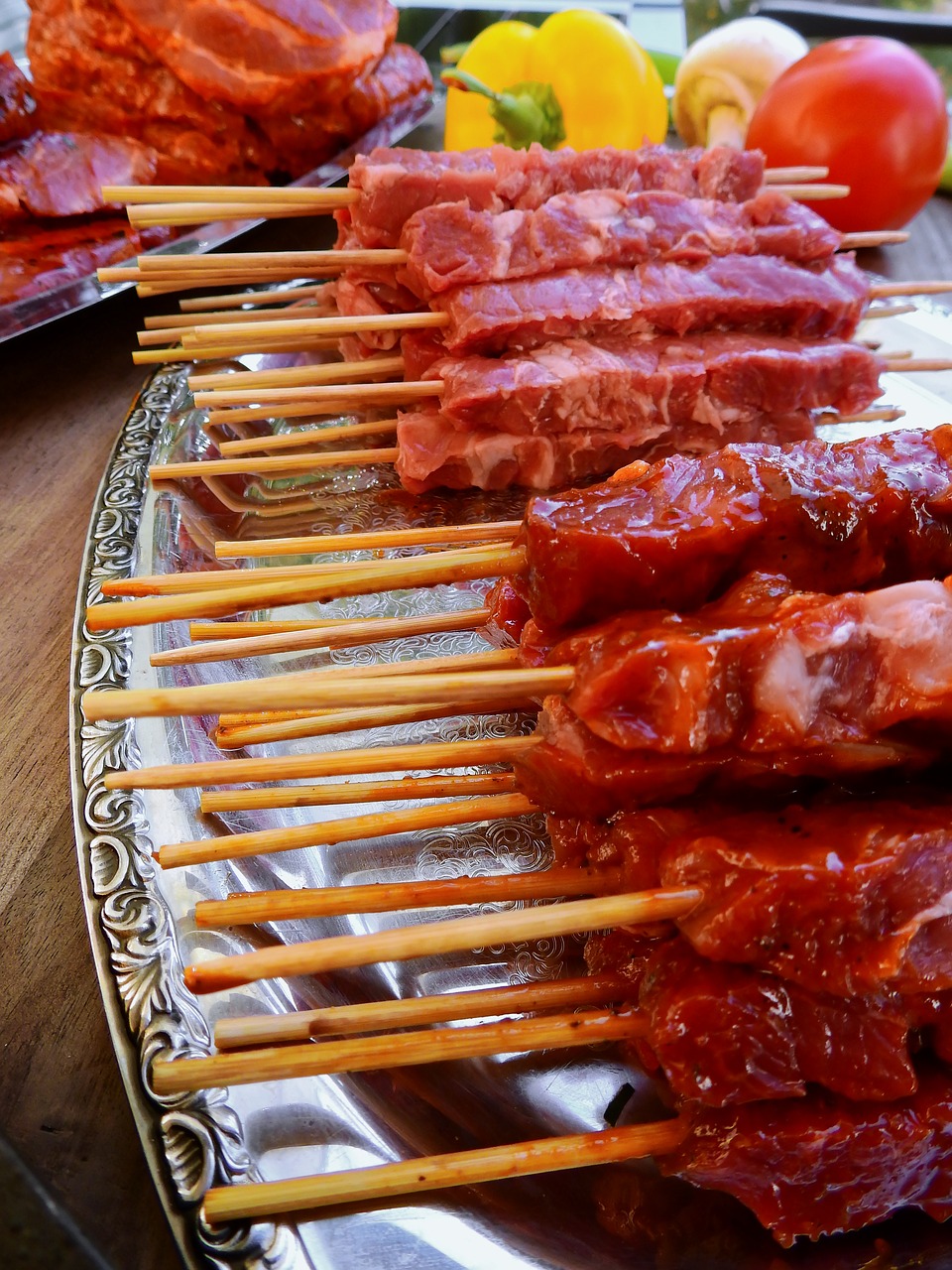 Image - meat raw tasty food grill