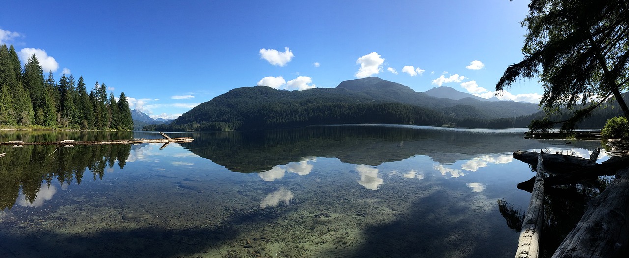 Image - lake mountain sky summer blue