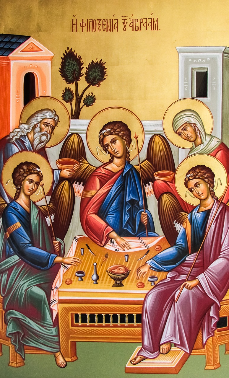 Image - abraham s philoxenia painting icon