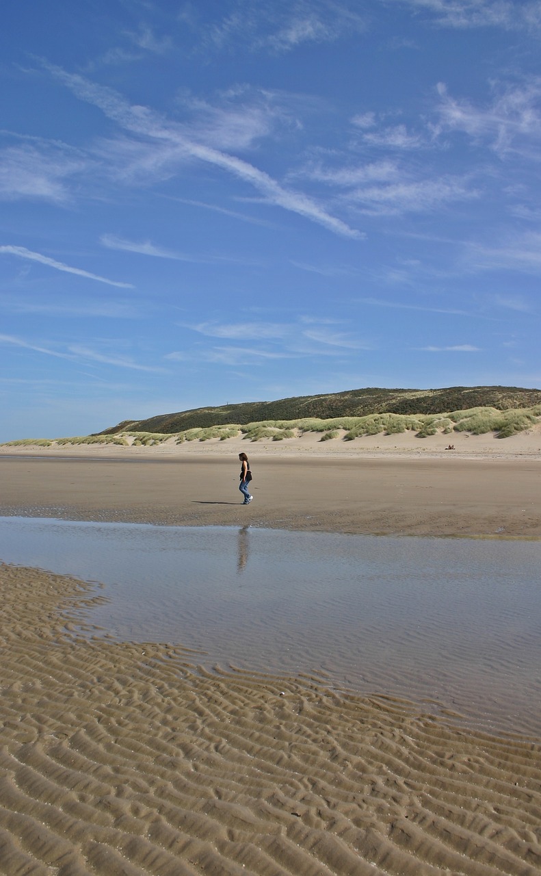 Image - landscape beach walk