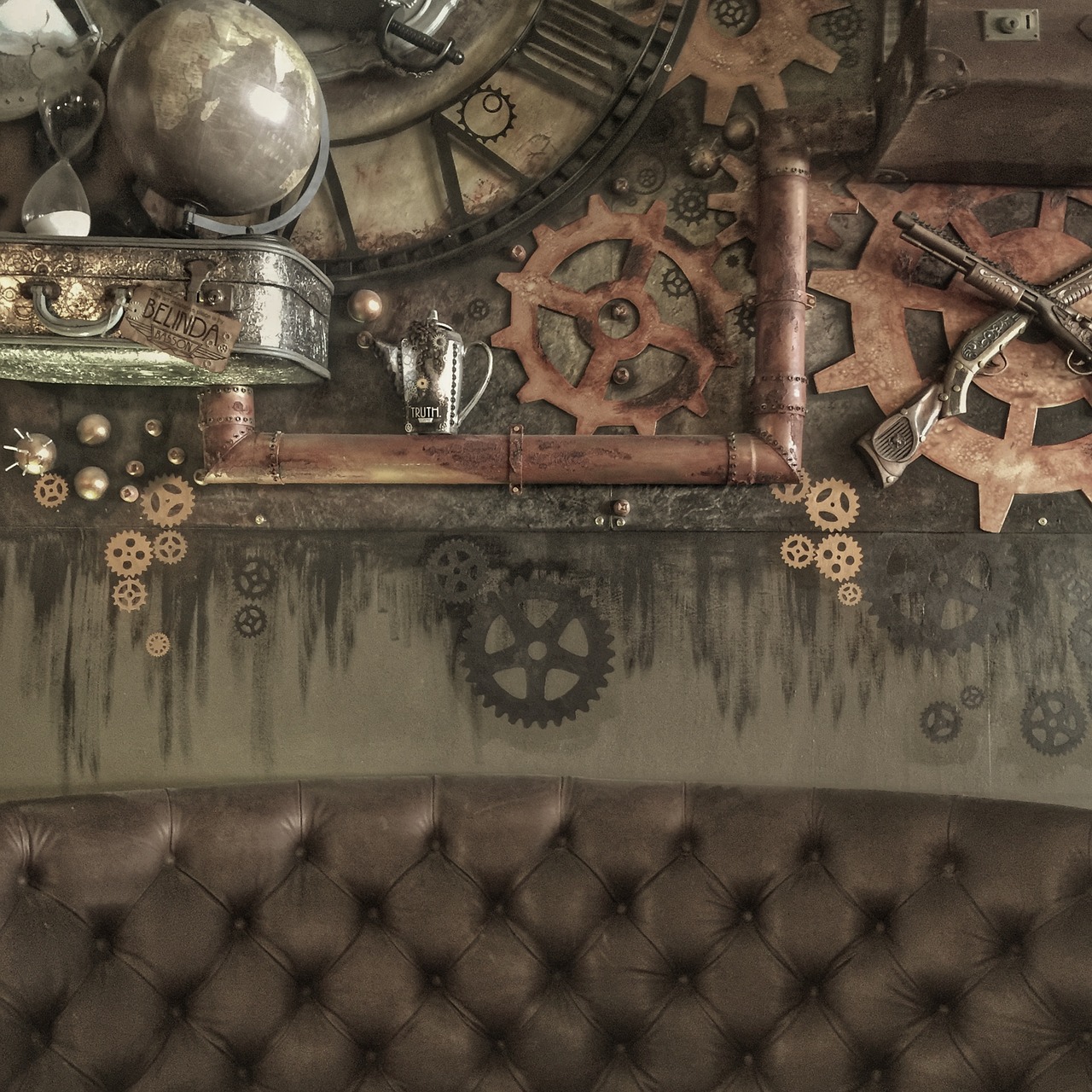 Image - steampunk interior design geers