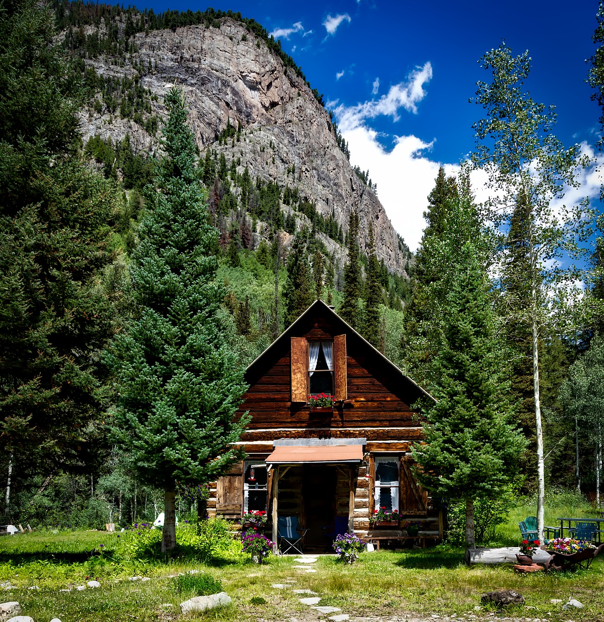 Image - colorado log cabin house home