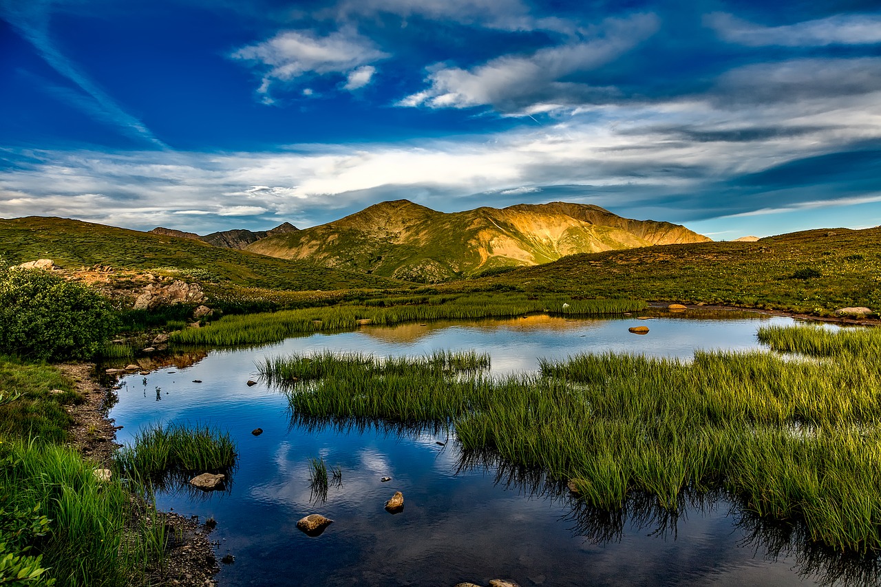 Image - colorado pond water reflections