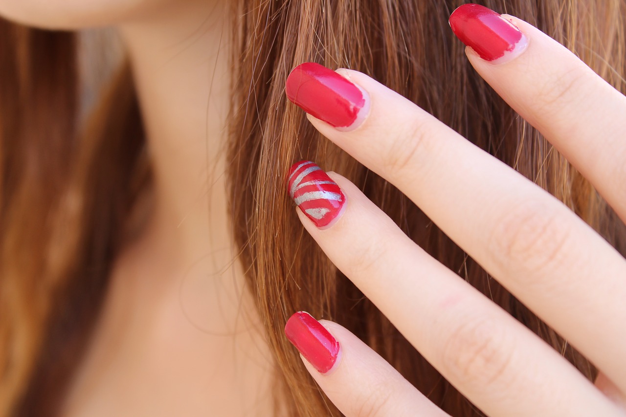 Image - nail polish fingers hair manicure