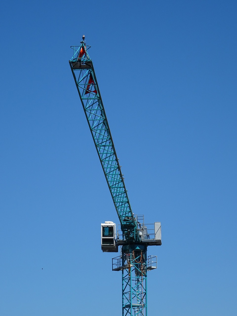 Image - crane technology sky blue