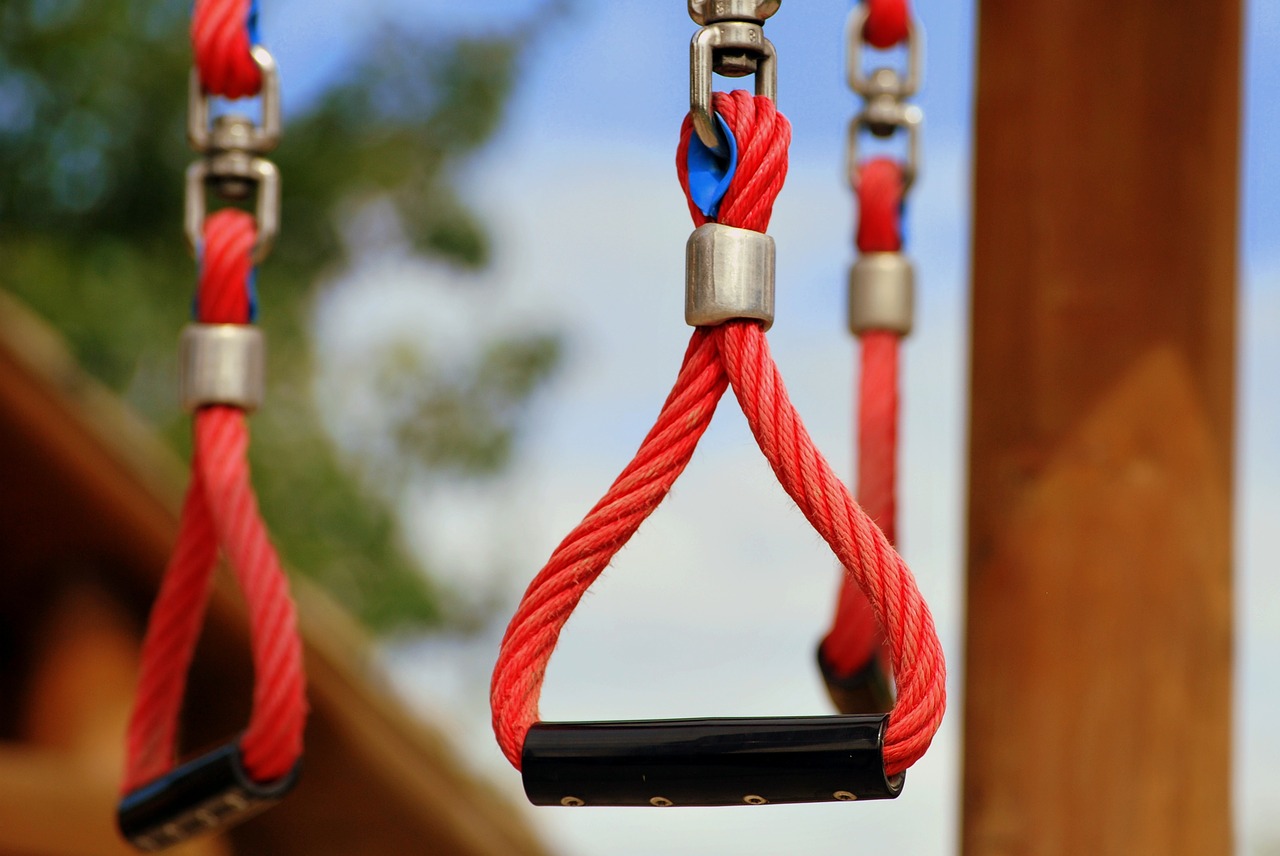 Image - rope playground hang handle sport