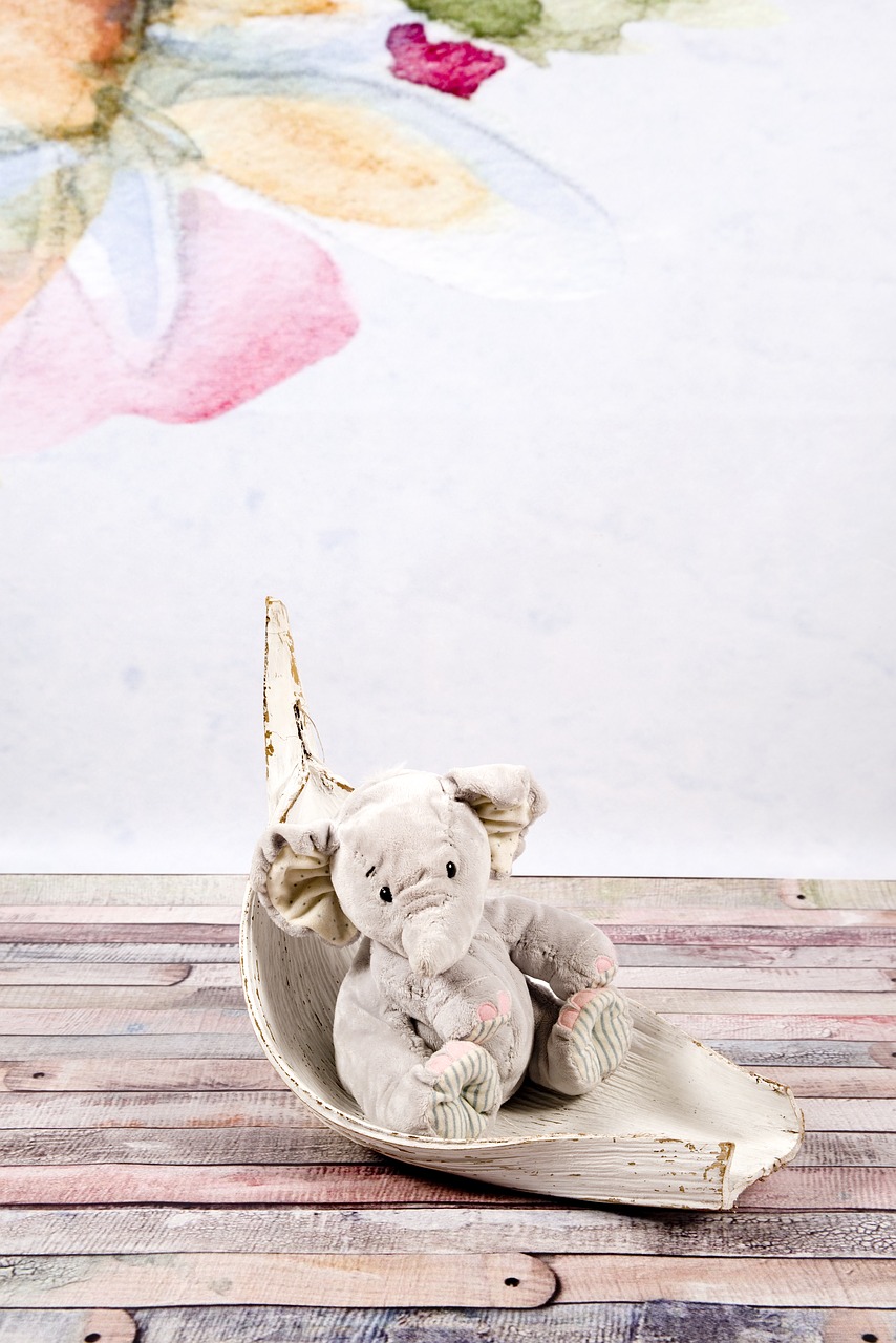 Image - elephant plush gray the mascot