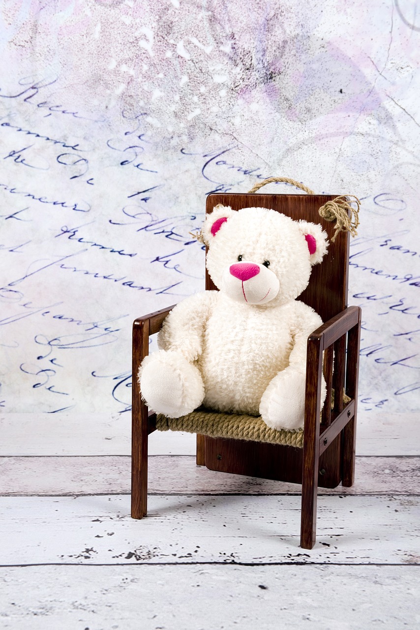 Image - teddy bear white studio the mascot