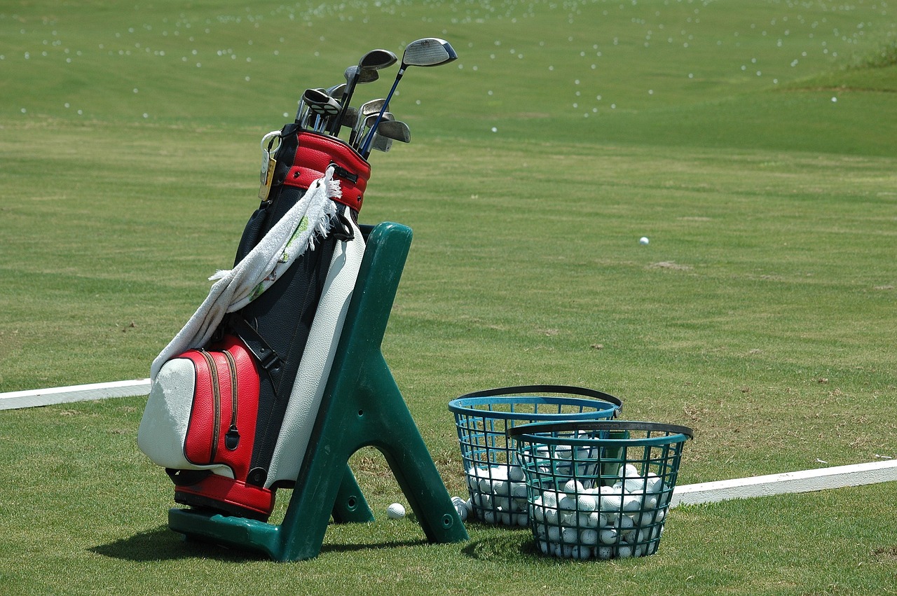 Image - golf bag clubs ball golf sport