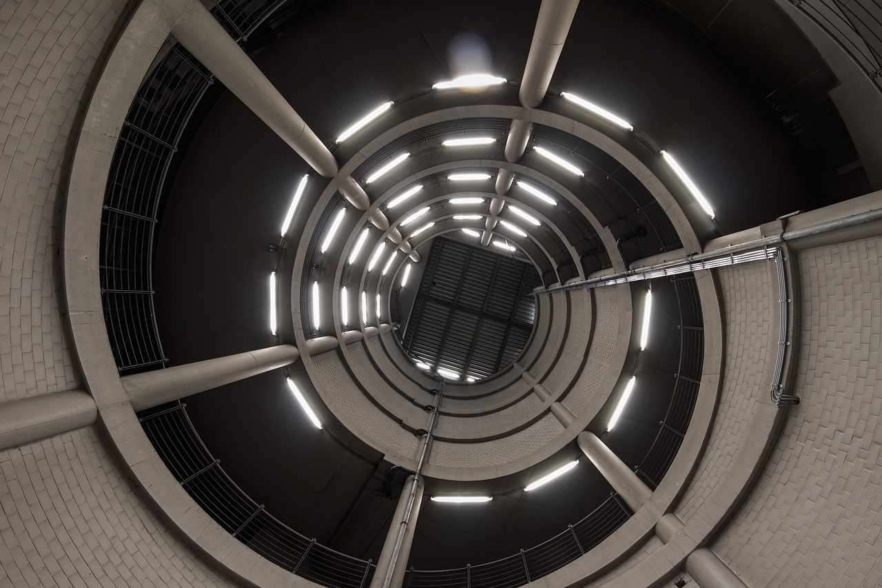 Image - car park spiral dark