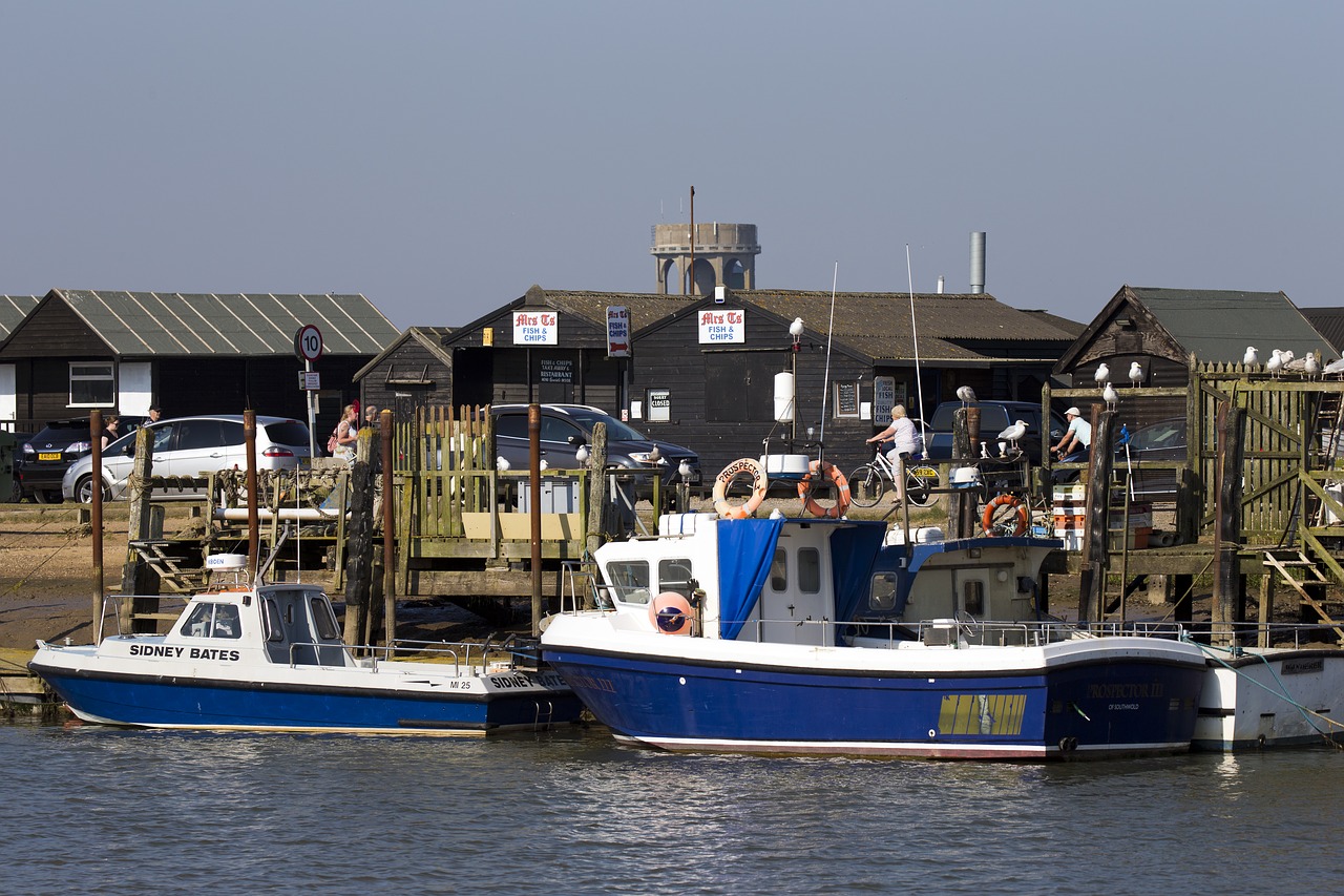 Image - southwold harbour suffolk uk