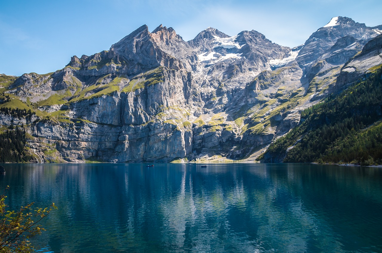 Image - mountains lake bergsee switzerland