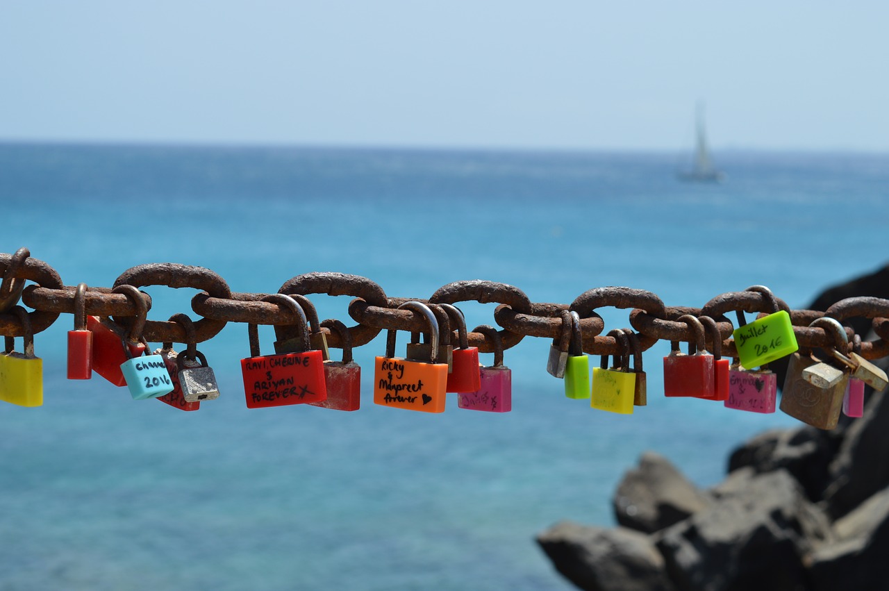 Image - love horizon colors padlocks