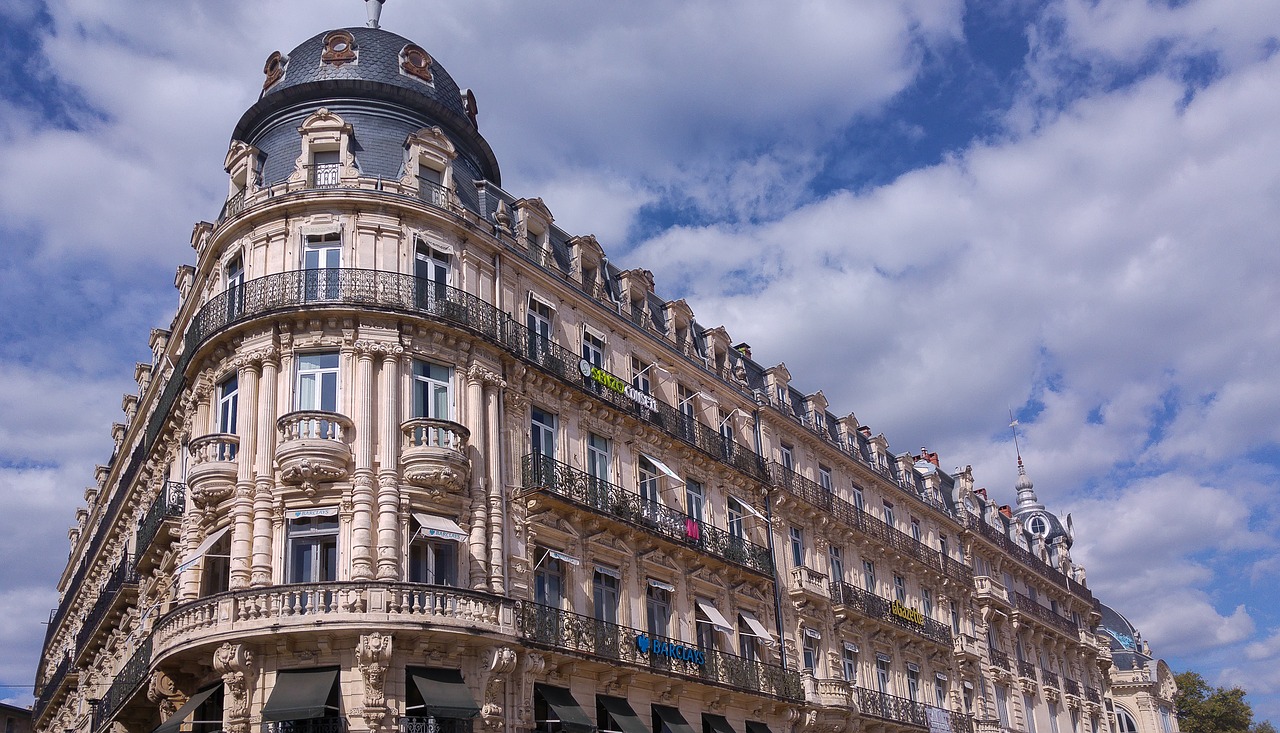 Image - france montpellier balconies dome