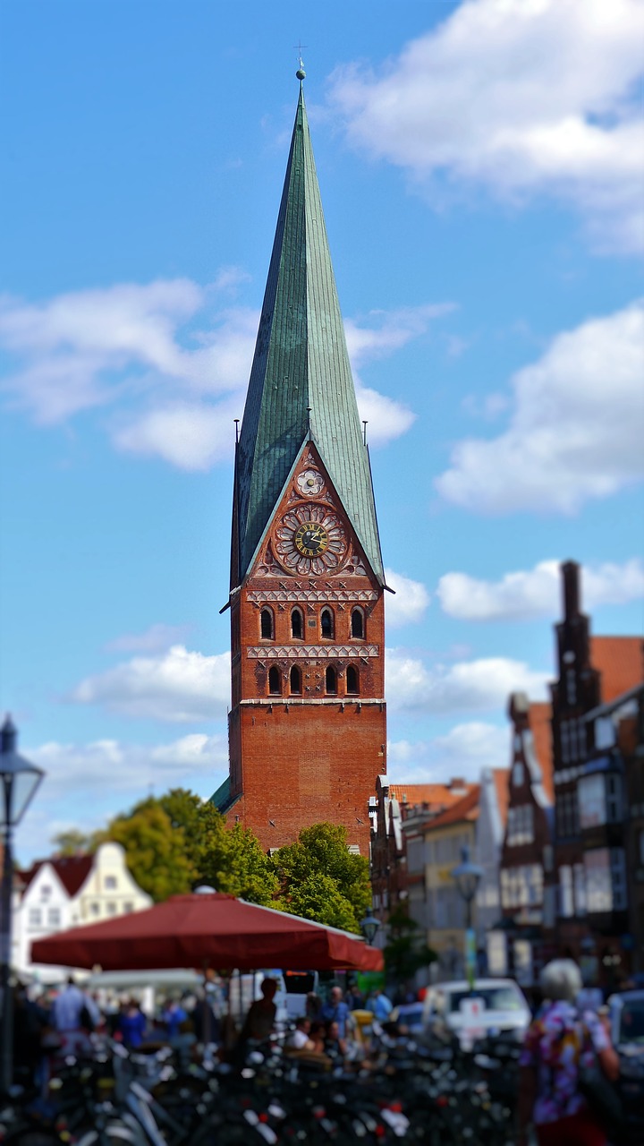 Image - lüneburg church steeple building