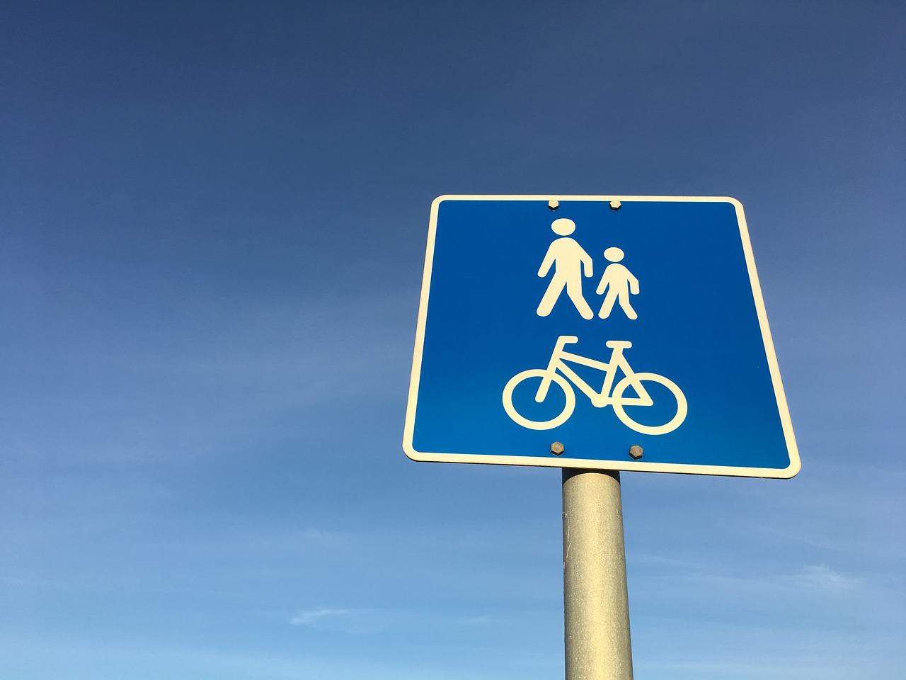 Image - road sign pedestrian motorcyclist