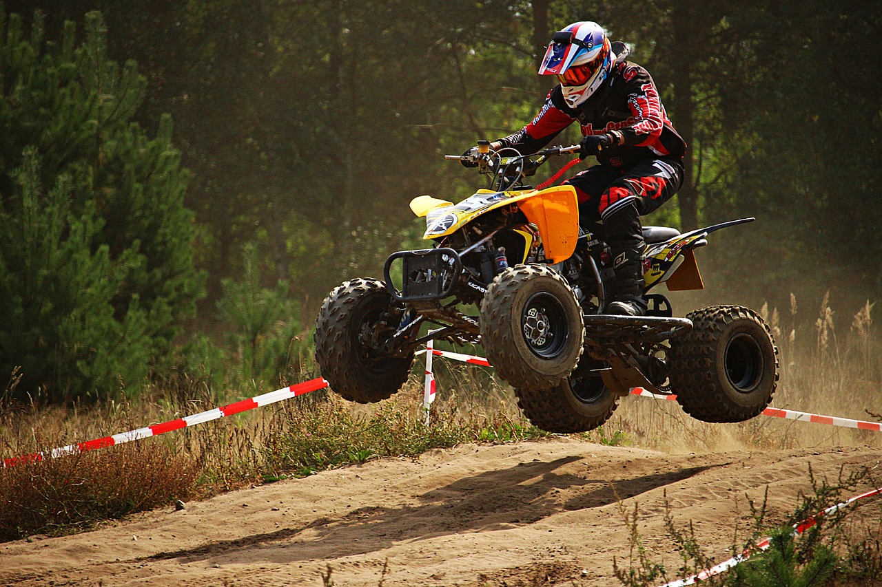 Image - atv quad jump cross enduro